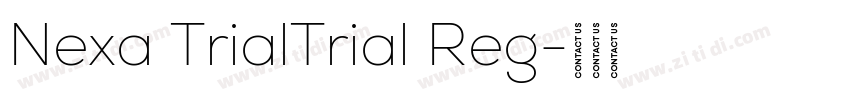 Nexa TrialTrial Reg字体转换 Nexa TrialTrial Reg字体转换